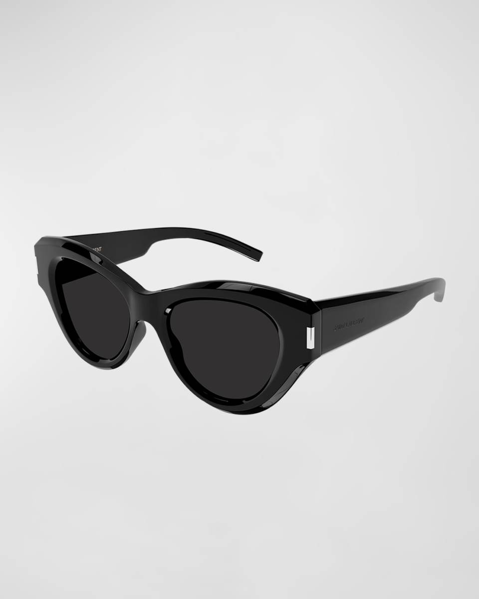 Thick Acetate Cat-Eye Sunglasses